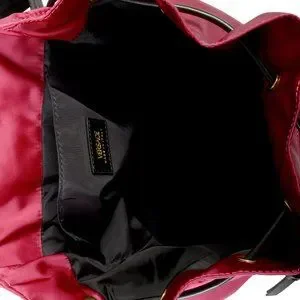 Versace Women\'s Purple Medusa Satin Leather Trimmed Backpack Bag Versace Women main image 4